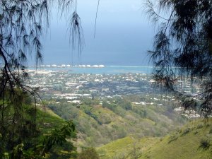 PAPEETE VUE DU BELVEDERE